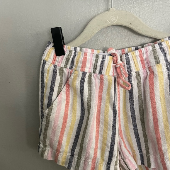 Old Navy Girls Multi Color Stripe Pull On Shorts Size Small 6-7 - Picture 3 of 10